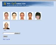 Adjust your photo for trying on hair styles